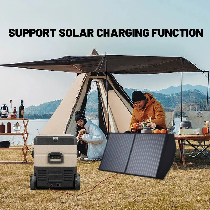 TAW35 Alpicool camping 36.7L Dual Zones Por Car Fridges r Battery Road Trip 24v 12v Refrigerator car home dual use - Image 3